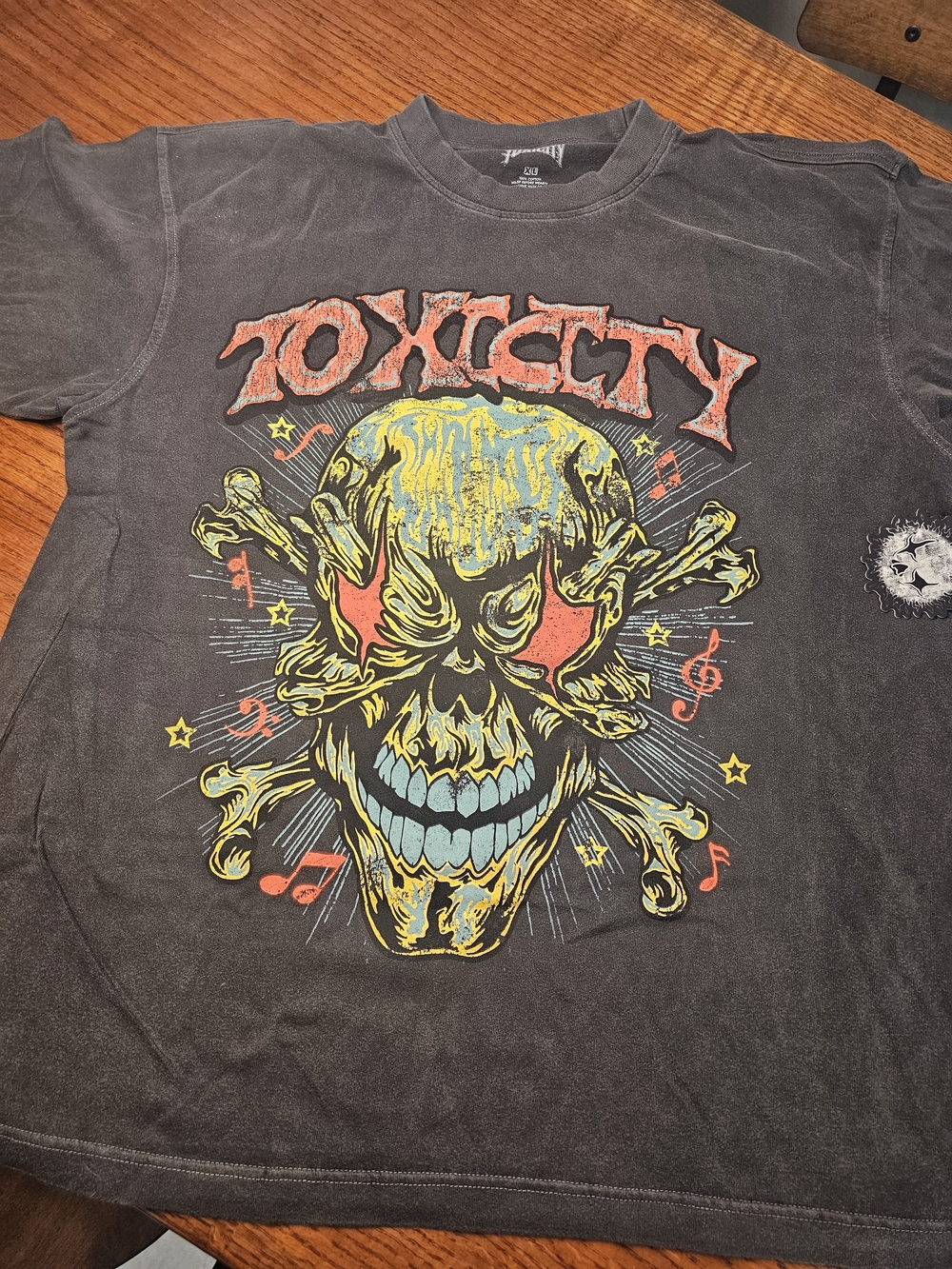 Skull Graphic Men’s T‑Shirt — Black